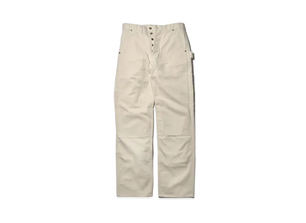THE REAL McCOY'S 8Hu White Hbt Double Knee Trousers "White"