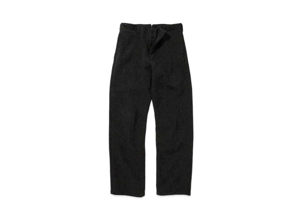 THE REAL McCOY'S Double Diamond Hbt Wool Trousers "Grey"