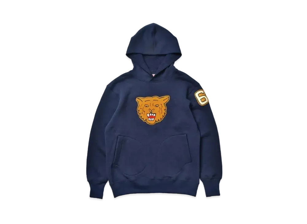 THE REAL McCOY'S Hooded Sweatshirt / Dunbar Chenille "Navy"