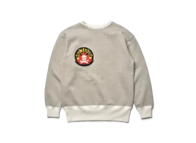 THE REAL McCOY'S Military Print Sweatshirt / Hmc Tanker "Oatmeal"