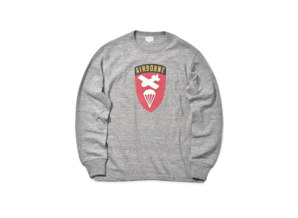 THE REAL McCOY'S Athletic L/S Tee / Airborne "Grey"
