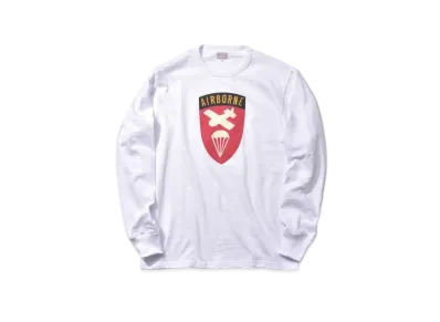 THE REAL McCOY'S Athletic L/S Tee / Airborne "White"