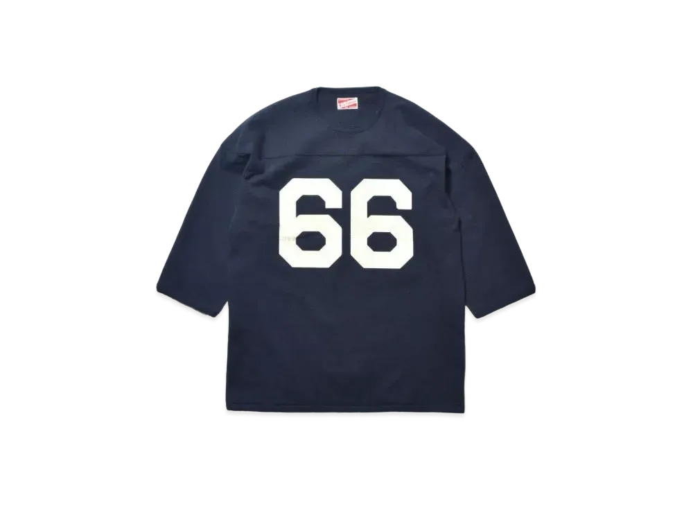 THE REAL McCOY'S Football Tee / 66 "Navy"