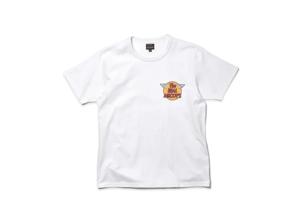 THE REAL McCOY'S Logo Tee S/S "White"