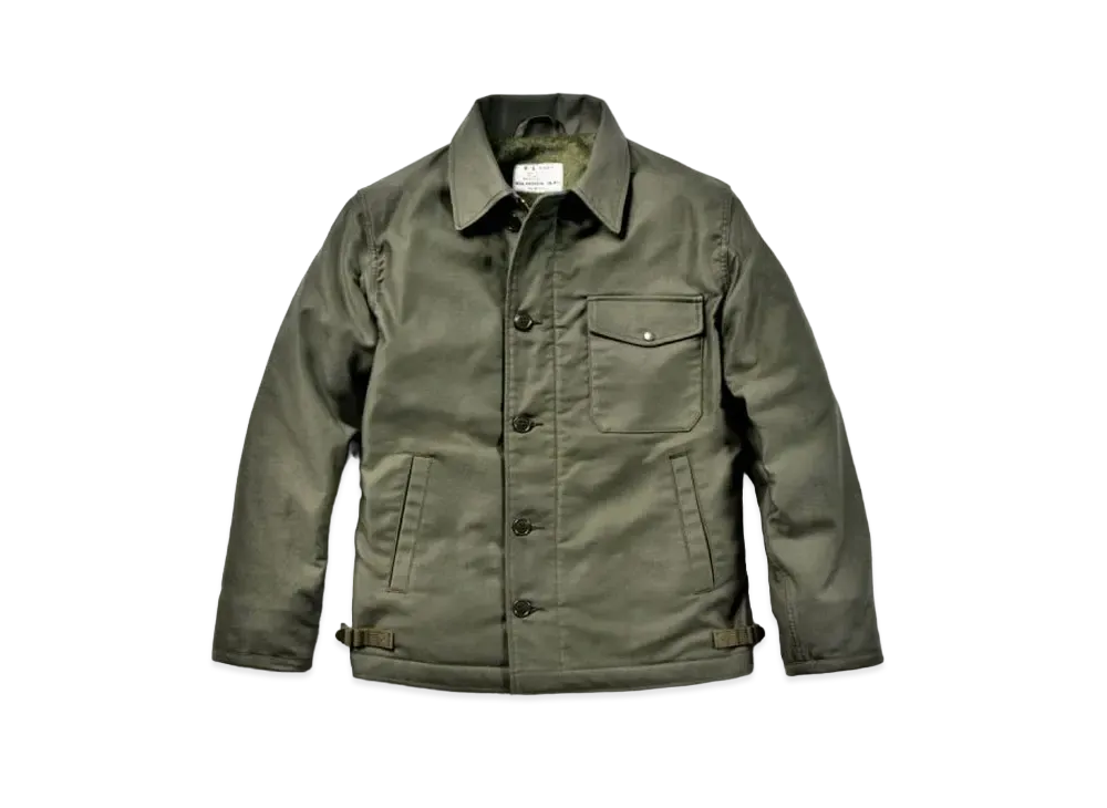 THE REAL McCOY'S U.S.N. A-2 Deck Jacket "Olive"
