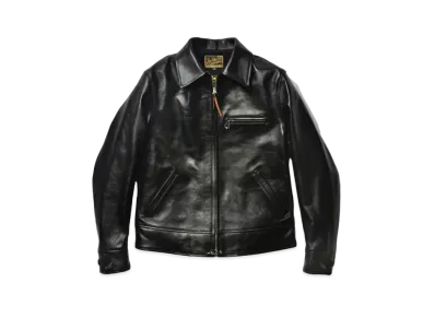 THE REAL McCOY'S 30s Leather Sports Jacket "Black"