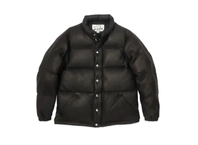THE REAL McCOY'S Deerskin Down Jacket "Black"