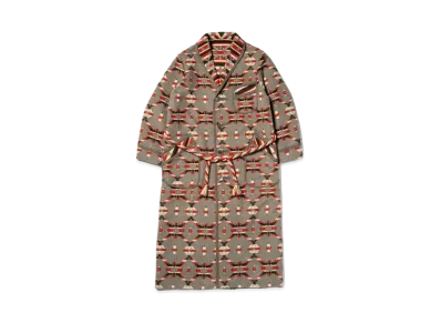 THE REAL McCOY'S Cotton Jacquard Robe "Grey"