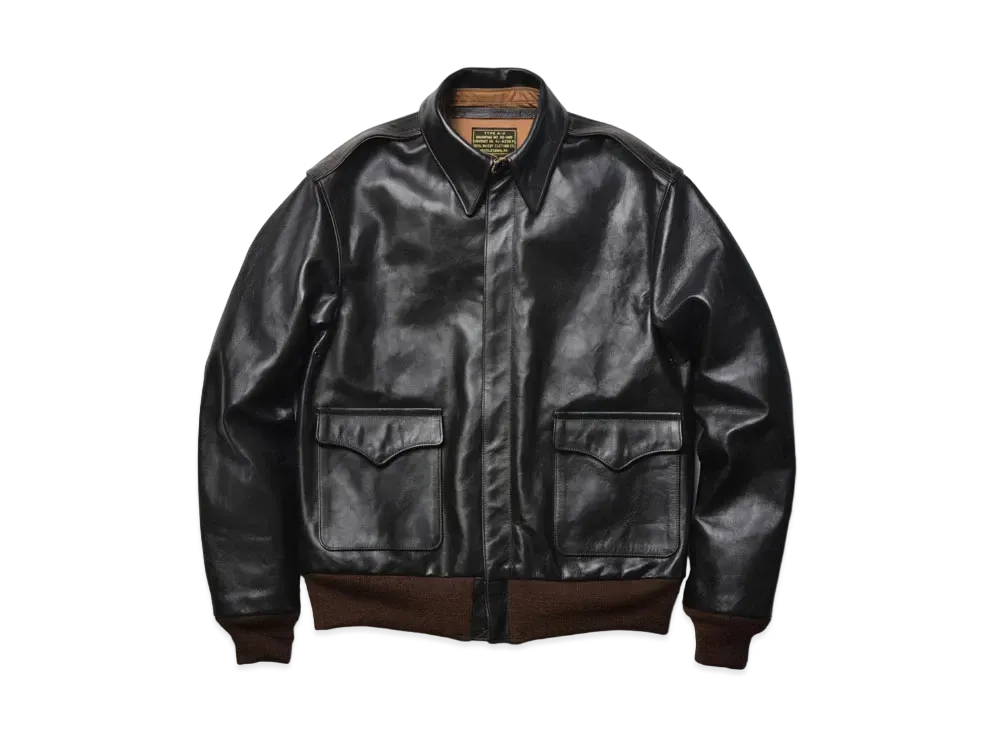THE REAL McCOY'S Type A-2 Real Mccoy Mfg. Co. "Seal Brown"
