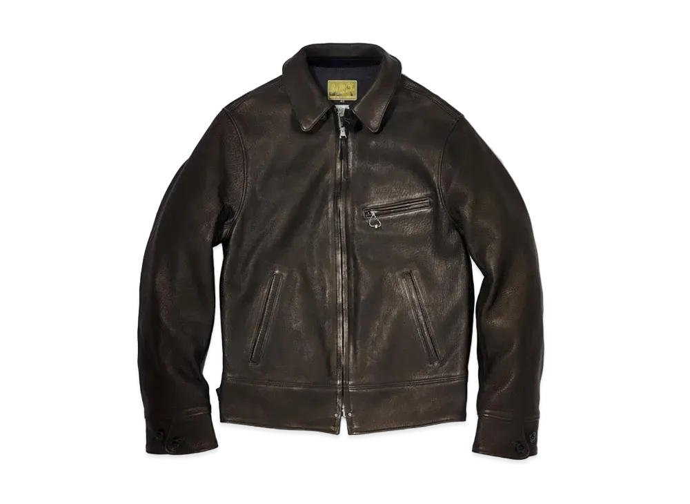 THE REAL McCOY'S 30S Sports Jacket / Freeman (Deerskin) "Black"