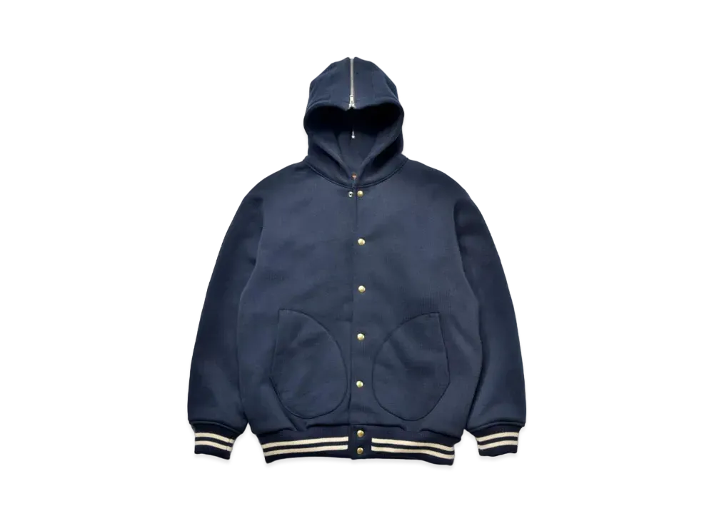 ザ リアル マッコイズ スナップ ボタン フーディー スウェットシャツ "ブルー"