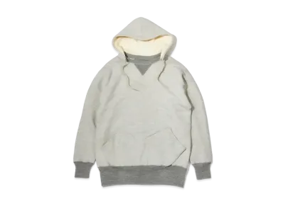 THE REAL McCOY'S Double-Face Hooded Sweatshirt "Grey"
