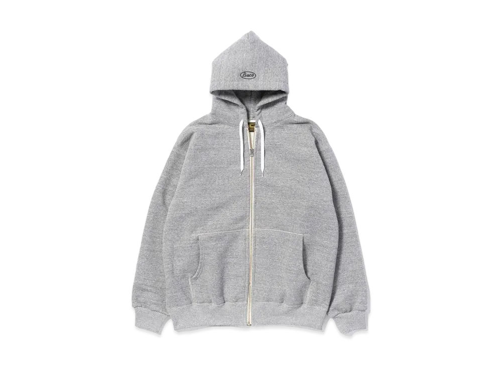 THE REAL McCOY'S Buco F/Z Parka Sweatshirt "Medium Grey"