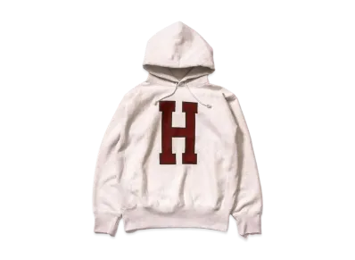 THE REAL McCOY'S Hooded Sweatshirt / 'H' "Silver Grey"