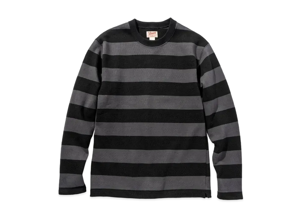 THE REAL McCOY'S Buco Stripe Racing Jersey "Grey"