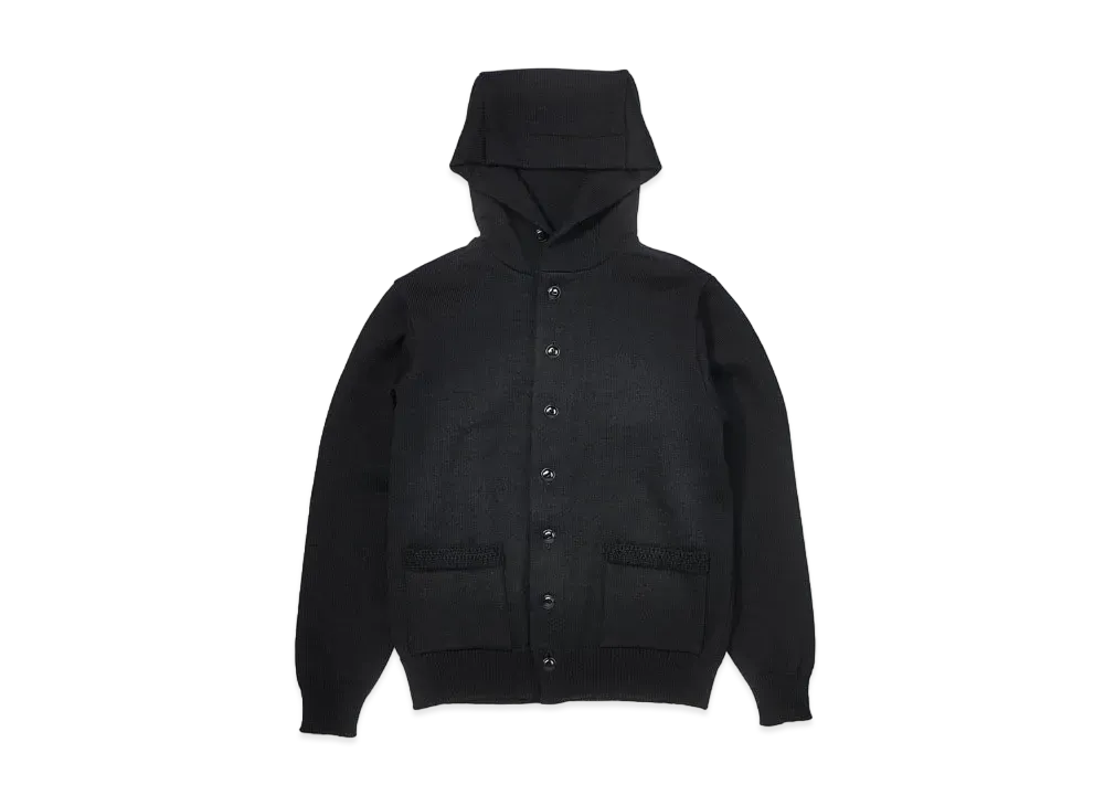 THE REAL McCOY'S 30S Hooded Knit Sweater "Black"
