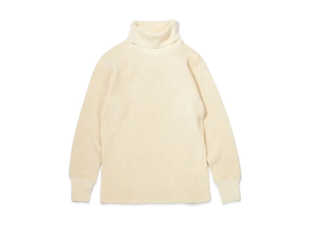 THE REAL McCOY'S High Neck Thermal Shirt "Ercu"