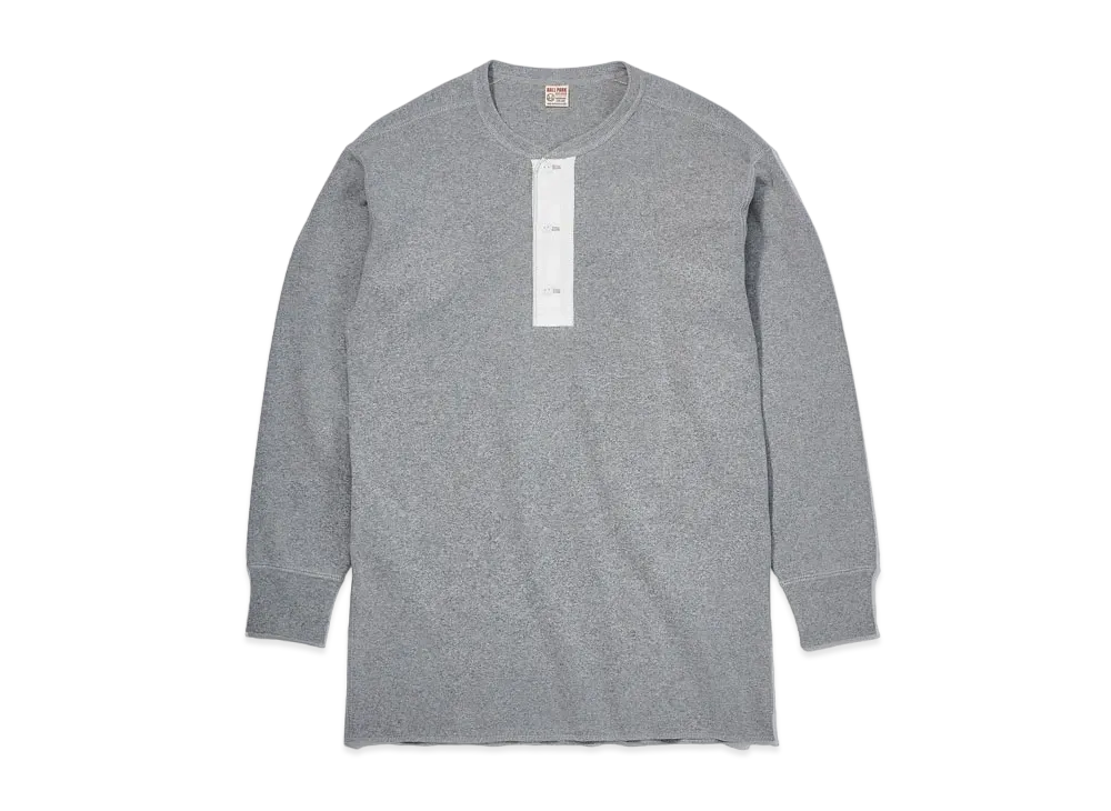 THE REAL McCOY'S Union Henley Undershirt L/S "Grey"
