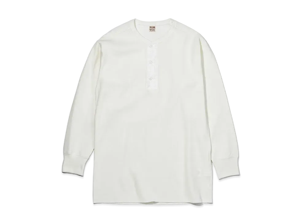THE REAL McCOY'S Union Henley Undershirt L/S "White"