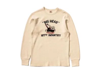 THE REAL McCOY'S Military Print Thermal / Big Head "Milk"