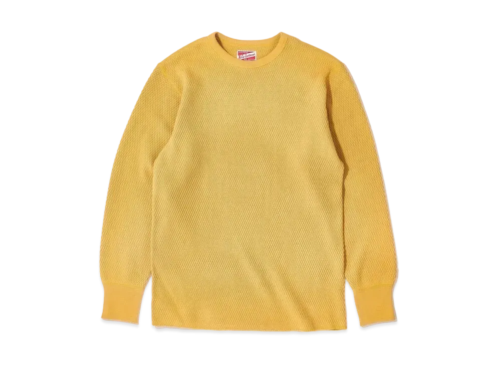 THE REAL McCOY'S Honeycomb Thermal Shirt "Corn"
