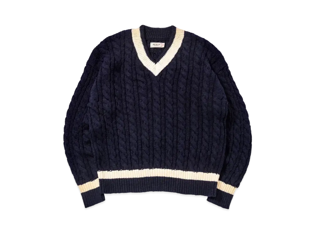 THE REAL McCOY'S Tilden Knit Sweater "Navy"