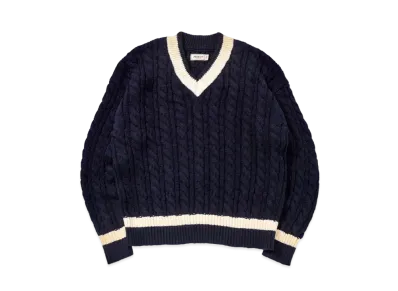 THE REAL McCOY'S Tilden Knit Sweater "Navy"