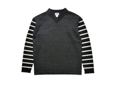 THE REAL McCOY'S Buco Wool Knit Motorcycle Jersey "Black"