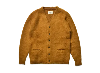 THE REAL McCOY'S Jm Mohair Cardigan "Mustard"