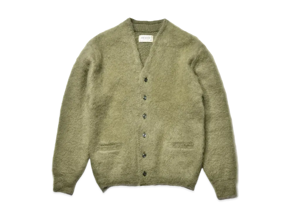 THE REAL McCOY'S Jm Mohair Cardigan "Mint"