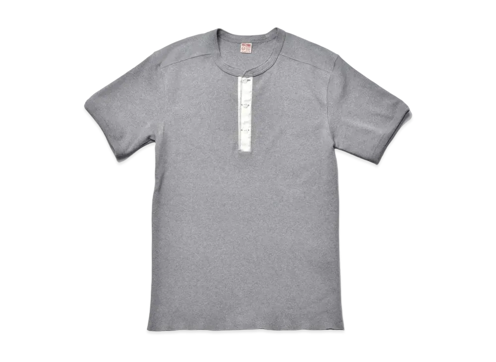 THE REAL McCOY'S Union Henley Undershirt S/S "Grey"