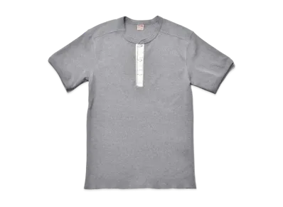 THE REAL McCOY'S Union Henley Undershirt S/S "Grey"