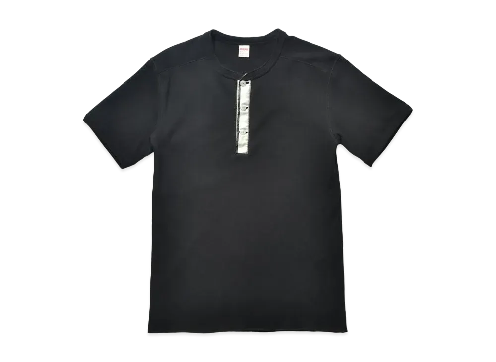 THE REAL McCOY'S Union Henley Undershirt S/S "Black"