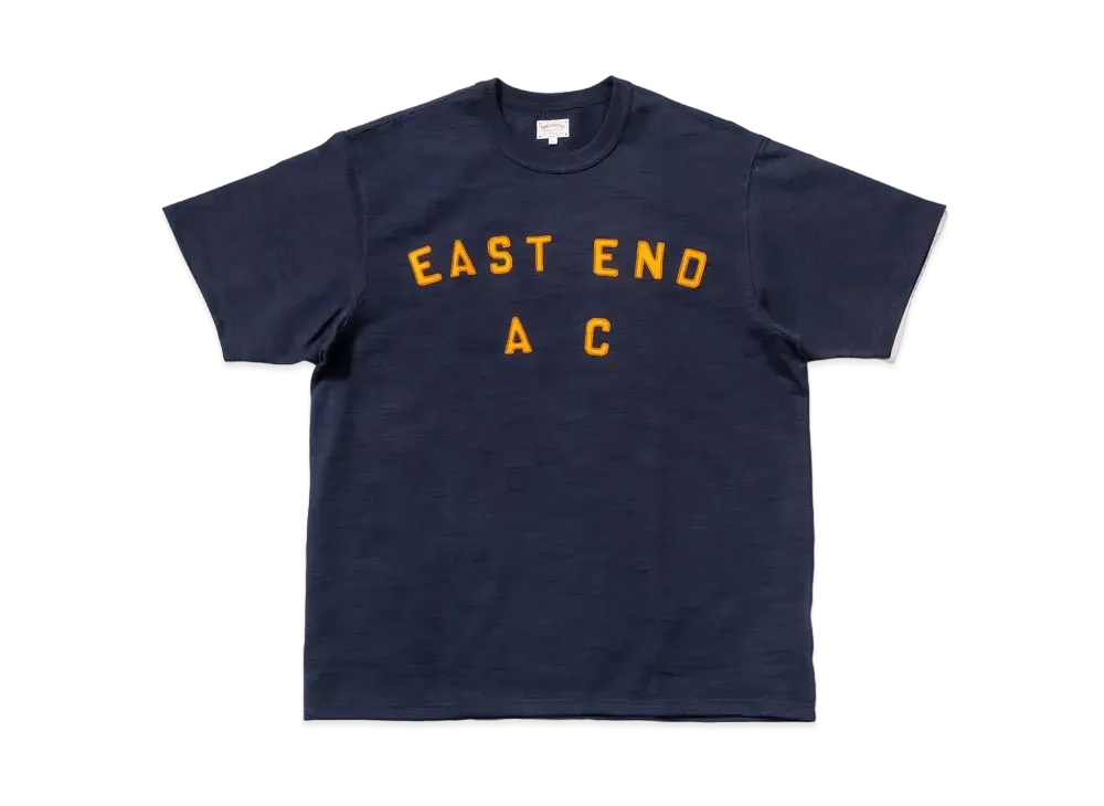 THE REAL McCOY'S Heavy Cotton Slub Jersey / East End Ac "Navy"
