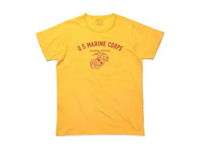 THE REAL McCOY'S Undershirt, Cotton, Summer / U.S. Marine "Yellow"