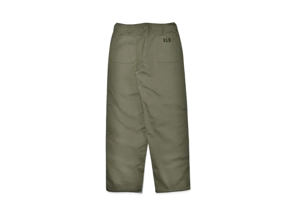 THE REAL McCOY'S Trousers, Utility N-3 / Stencil "Olive"