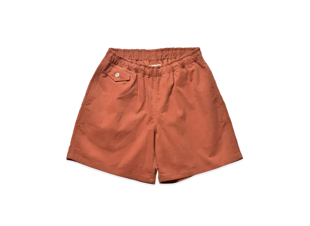 THE REAL McCOY'S Summer Corduroy Swim Shorts "Salmon"