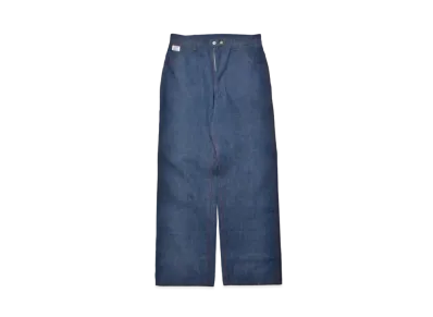 THE REAL McCOY'S Triple-Stitched Denim Work Trousers "Indigo"