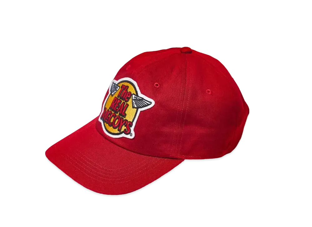 THE REAL McCOY'S Logo Baseball Cap "Red"