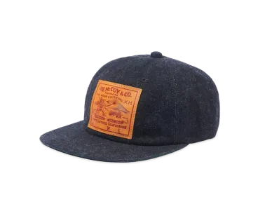 THE REAL McCOY'S Joe Mccoy Denim Baseball Cap "Indigo"