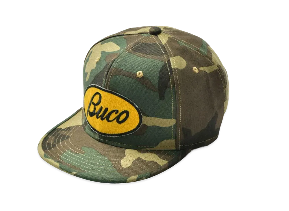THE REAL McCOY'S Buco Strap-Back Cap "Green"
