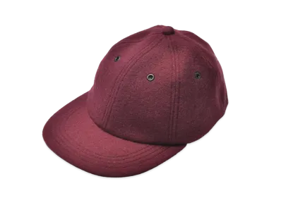 THE REAL McCOY'S Wool Baseball Cap "Burgundy"