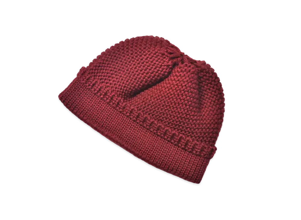 THE REAL McCOY'S Fisherman'S Knit Cap "Maroon"