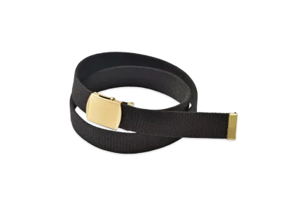 THE REAL McCOY'S Black Trouser Uniform Belt "Black"