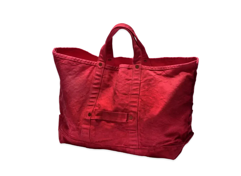THE REAL McCOY'S Coal Tote (Over-Dyed) "Red"