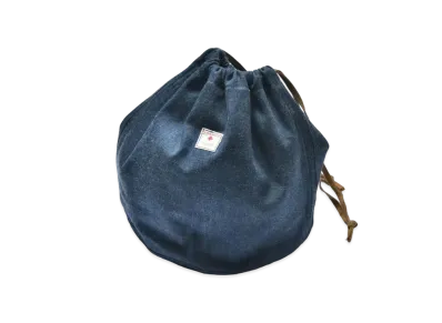 THE REAL McCOY'S Denim Pouch Bag "Indigo"