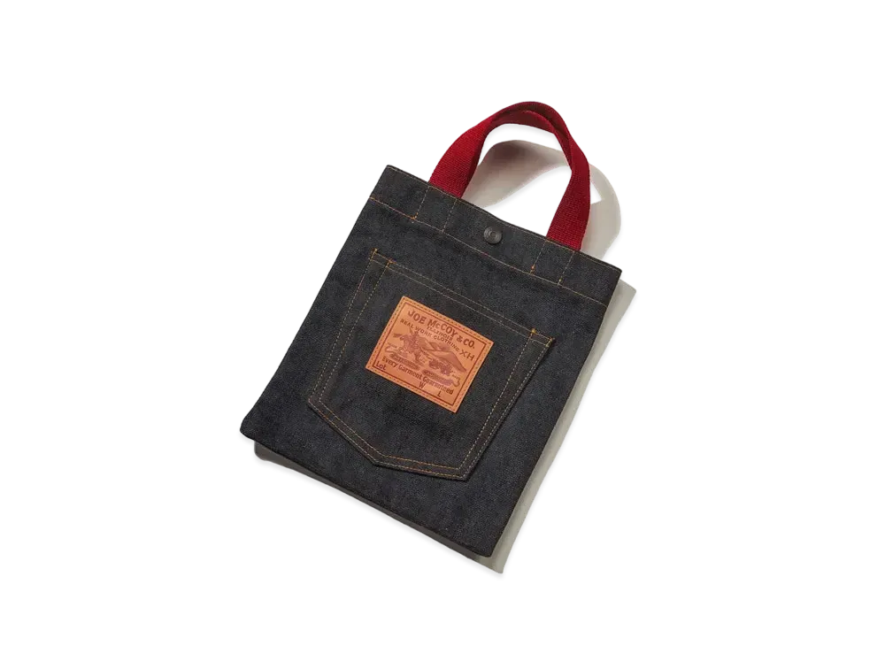 THE REAL McCOY'S Joe Mccoy Denim Souvenir Mini Bag "Indigo"