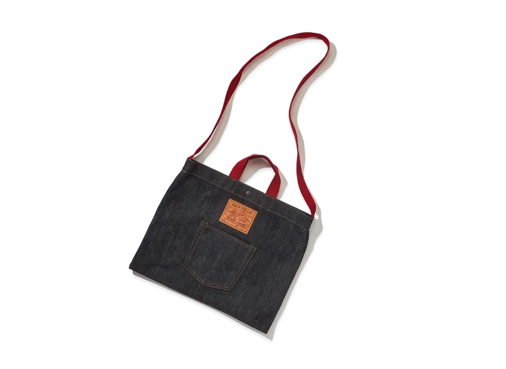 THE REAL McCOY'S Joe Mccoy Denim Souvenir Bag "Indigo"