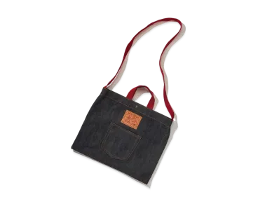 THE REAL McCOY'S Joe Mccoy Denim Souvenir Bag "Indigo"