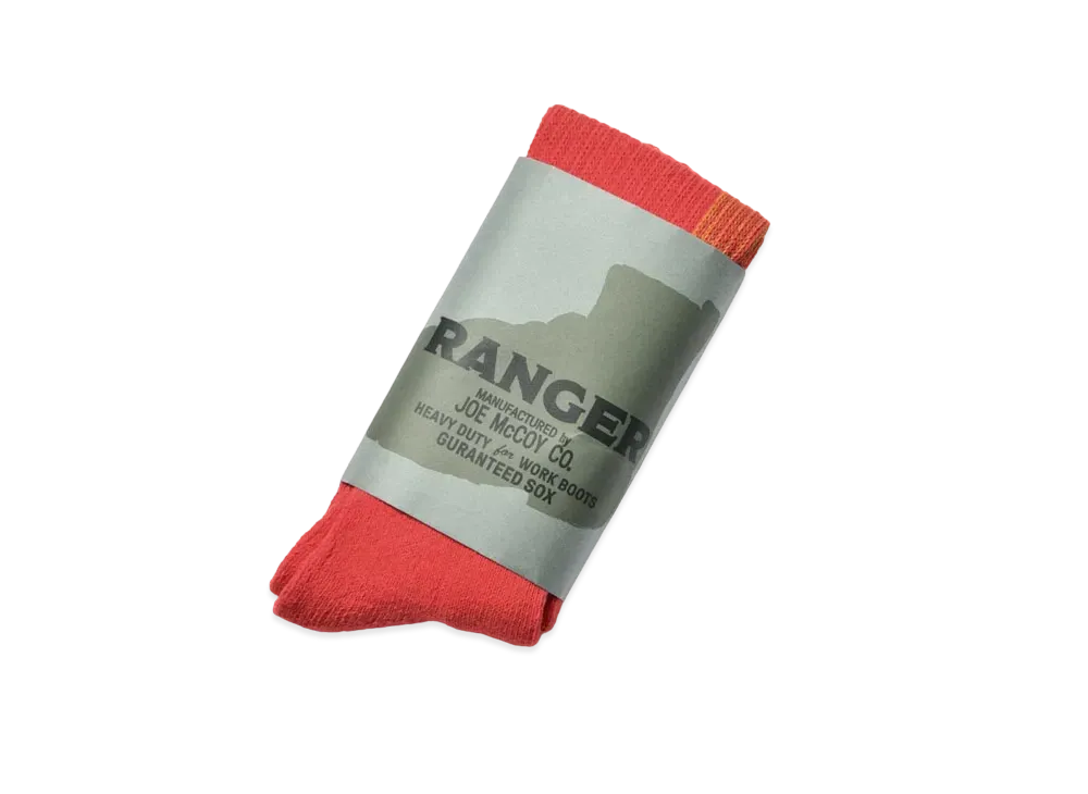 THE REAL McCOY'S Boot Socks 'Ranger' "Red"